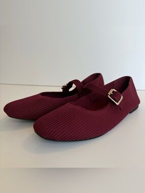 MIA Brita Mary Jane Flat burgundy size 7.5